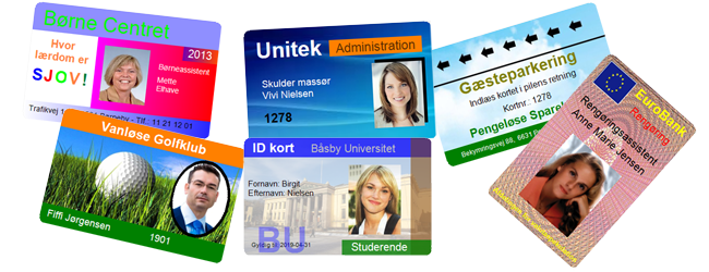 Kort eksempler, ID-kort design og produktion, UniLock adgangskontrol, Unitek