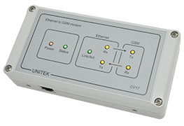 CV17 - Ethernet til GSM modem, UniLock adgangskontrol, Unitek