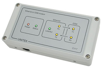 CV17, Ethernet til GSM modem, UniLock adgangskontrol, Unitek